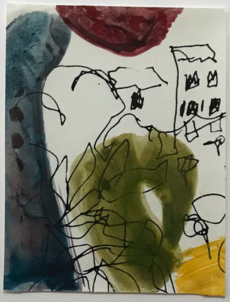 Untitled #2, Italy Jane Deering Gallery Juni Van Dyke | The Journey ... then and now Acrylic on unique print
