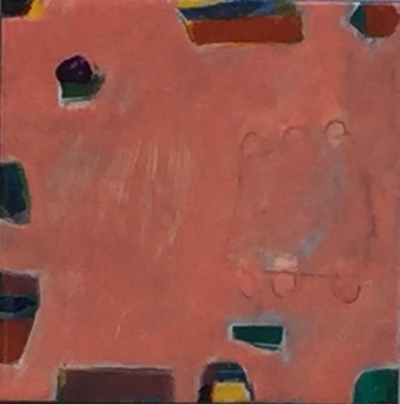 Untitled (red) Jane Deering Gallery Juni Van Dyke | The Journey ... then and now Acrylic, oil and resin on panel