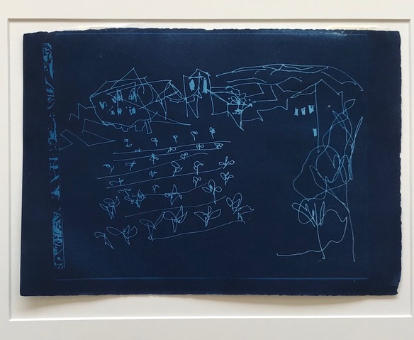 Untitled . Italy Jane Deering Gallery Juni Van Dyke | The Journey ... then and now Cyanotype