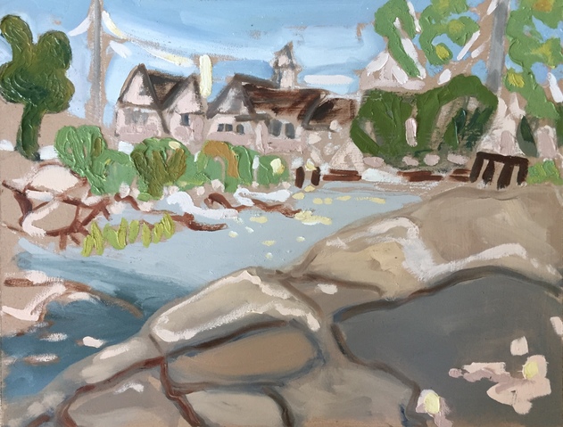 Norwood Heights Jane Deering Gallery Amy Robson | Keep Looking Oil on board