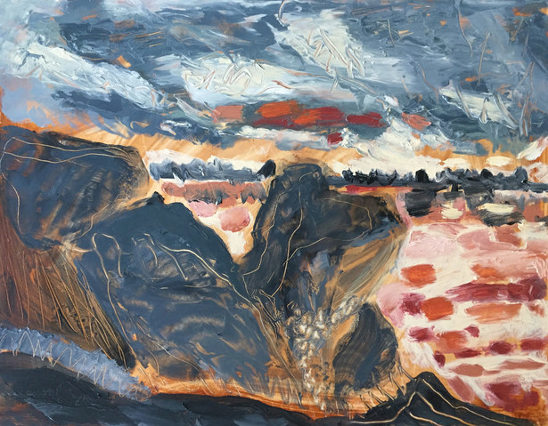 Rock (Homer) Jane Deering Gallery Amy Robson | Keep Looking Oil on board