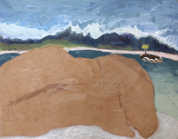 Rock Claw Jane Deering Gallery Amy Robson | Keep Looking Oil on baord