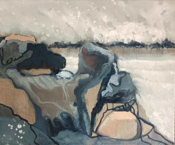 Annisquam Blue Jane Deering Gallery Amy Robson | Keep Looking Oil on canvas
