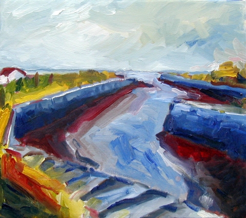 Bay View Passage Jane Deering Gallery Shaun McNiff oil on canvas