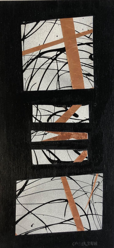 Awry #6 Jane Deering Gallery Awry | Just Breathe Mixed media on paper