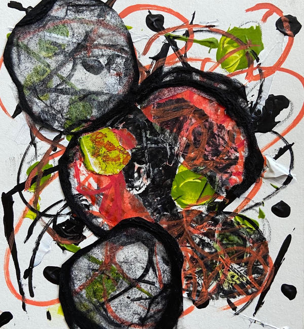 Rhythm, No. 1 Jane Deering Gallery Awry | Just Breathe Mixed media on paper