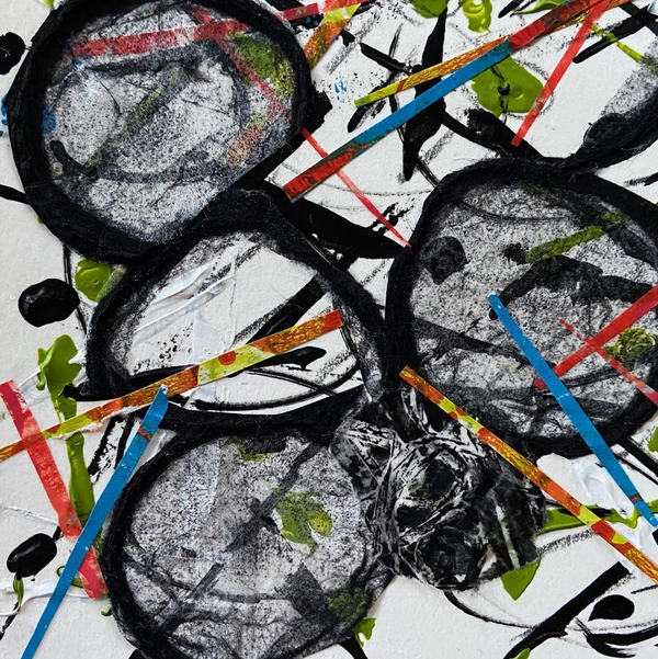 Pick Up Sticks Jane Deering Gallery Awry | Just Breathe Mixed media on paper