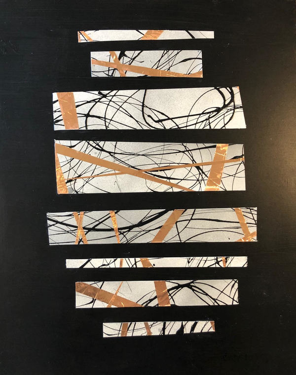 Awry #1 Jane Deering Gallery Awry | Just Breathe Mixed media on paper
