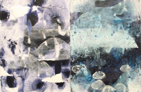 No.7 Jane Deering Gallery Michael Porter Gouache & pva on paper