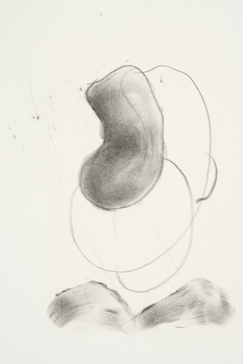 Piggy Back, verso Jane Deering Gallery Marie Schoeff Trace drawing