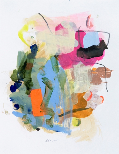 Slice Jane Deering Gallery Gina Werfel Mixed media on paper