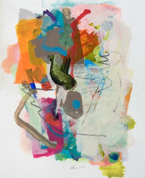 Polyphony Jane Deering Gallery Gina Werfel Mixed media on paper