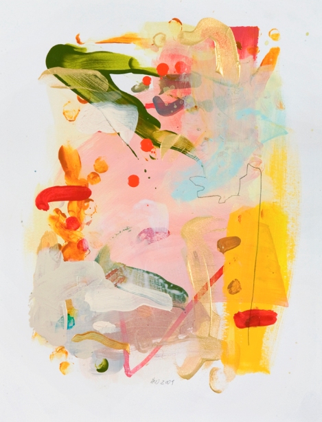 Gold Dust Jane Deering Gallery Gina Werfel Mixed media on paper