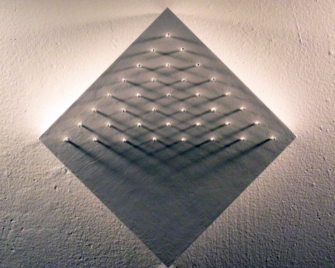 Shadow sculpture Jane Deering Gallery Exhibition: MFA candidates . UCSB & UCDavis Mixed media on panel