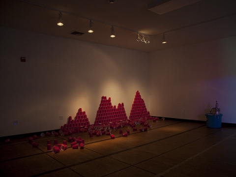 Great Pyramids Jane Deering Gallery Exhibition: MFA candidates . UCSB & UCDavis Mixed media