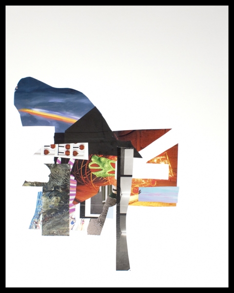 Island No.4 Jane Deering Gallery Exhibition: MFA candidates . UCSB & UCDavis Collage and adhesive on bristol