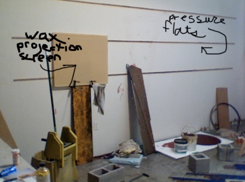 work in progress Jane Deering Gallery Exhibition: MFA candidates . UCSB & UCDavis Mixed media