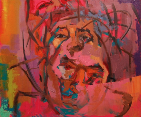 Study for Deluge Jane Deering Gallery Exhibition: MFA candidates . UCSB & UCDavis Oil on canvas