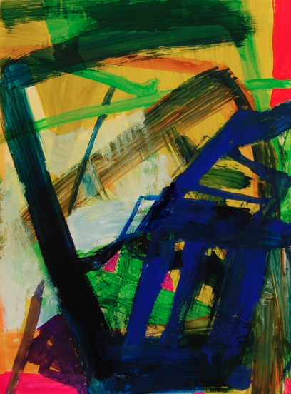 Untitled II Jane Deering Gallery Exhibition: MFA candidates . UCSB & UCDavis Gouache on Yuppo paper