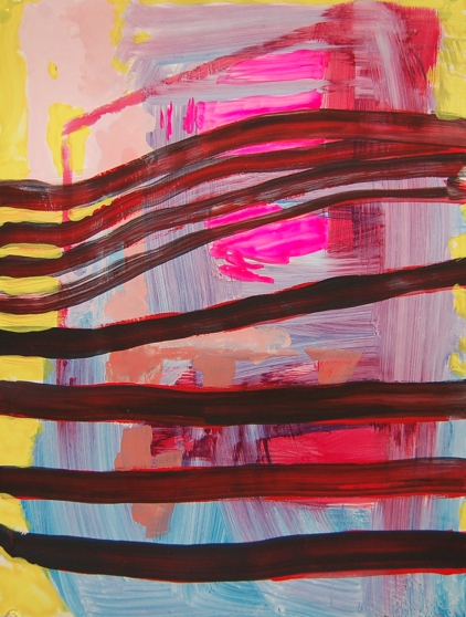 Untitled V Jane Deering Gallery Exhibition: MFA candidates . UCSB & UCDavis Gouache on Yuppo paper