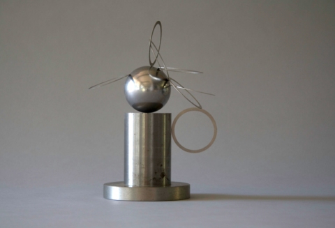 Allegro II Jane Deering Gallery Alice Hutchins Steel ball bearing, plated steel rings, Alnico magnet