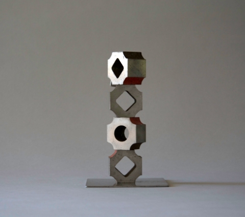 Untitled Jane Deering Gallery Alice Hutchins Plated and painted Alnico magnets