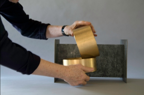 Gate Jane Deering Gallery Alice Hutchins Plated steel, galvanized metal, ferrite magnet