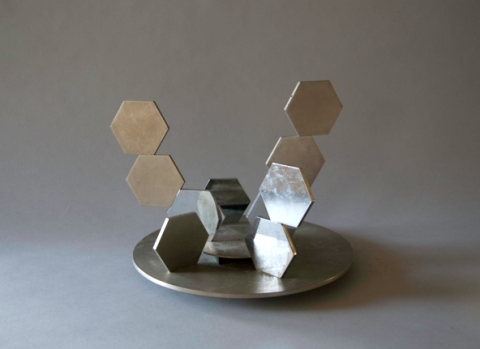 Hex Jane Deering Gallery Alice Hutchins Nickel and chrome-plated steel, ferrite magnet