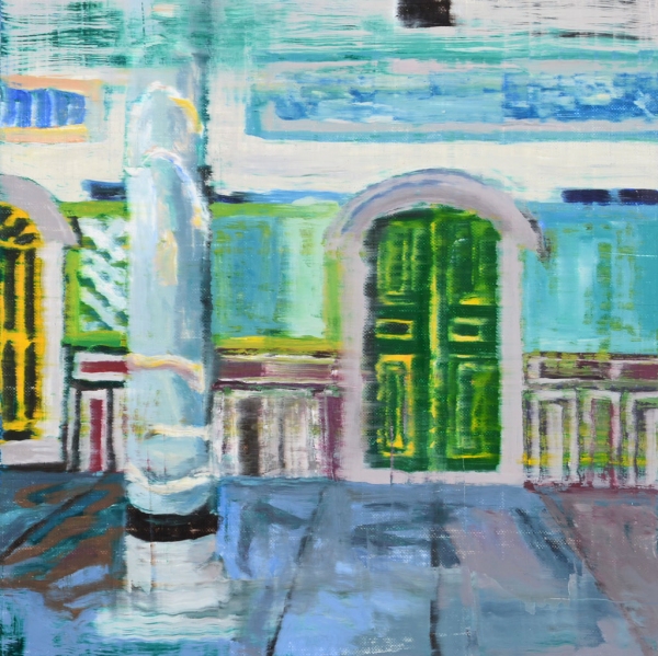 Study for Topkapi Palace #3 Jane Deering Gallery Chris Baker Oil on canvas