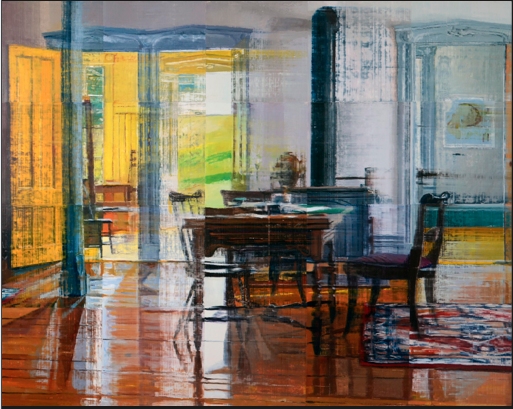 Large Interior Jane Deering Gallery Chris Baker Oil on canvas