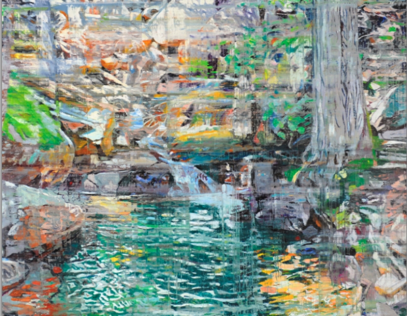 Streambed #2 Jane Deering Gallery Chris Baker Oil on canvas