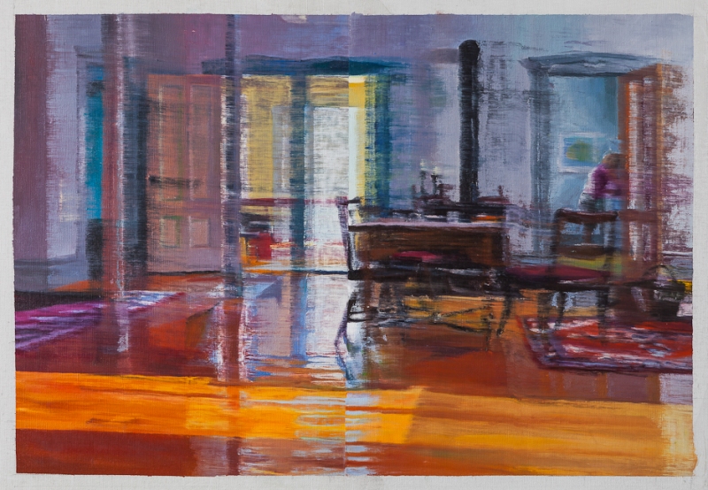 Interior Study #4 Jane Deering Gallery Chris Baker Oil on canvas