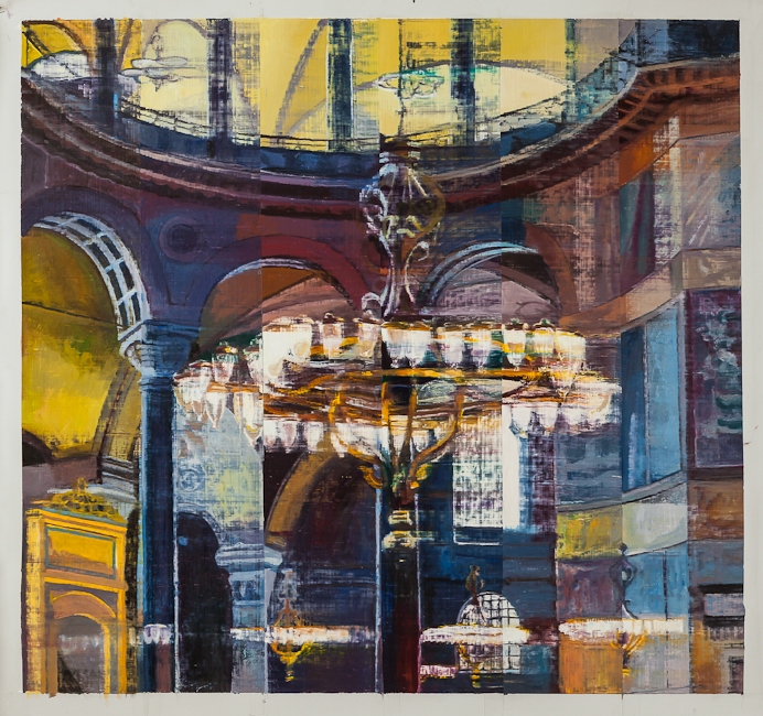 Hagia Sophia Jane Deering Gallery Chris Baker Oil on canvas