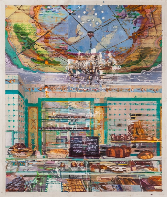 Paris Patisserie Jane Deering Gallery Chris Baker Oil on canvas