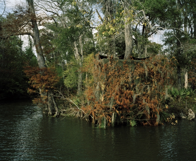 Stackpole Island, from the series 'Duck Blinds of Louisiana' Jane Deering Gallery Selection of works Archival pigment print
