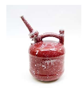Eagle 1 Gallon Gas Can Jane Deering Gallery Exhibition: Ceramics . 'A Thousand Hours' Porcelain