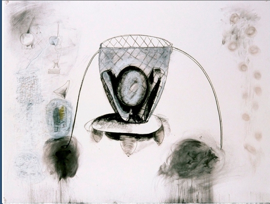 Fetch Jane Deering Gallery Joan Tanner Charcoal on Strathmore