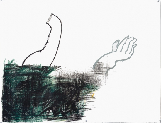 Restive Jane Deering Gallery Joan Tanner Oil stick on paper