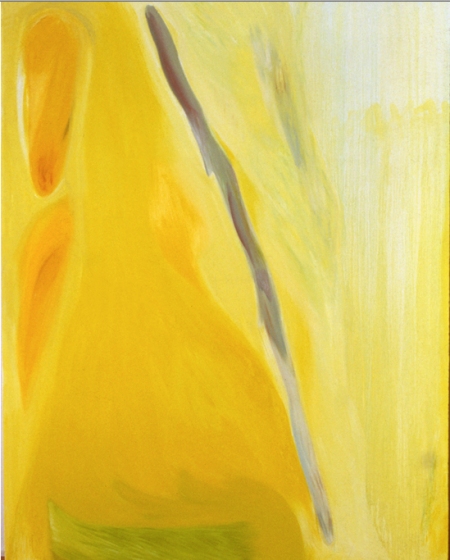 Yellow Swimming Too Fast Jane Deering Gallery Joan Tanner Oil on canvas