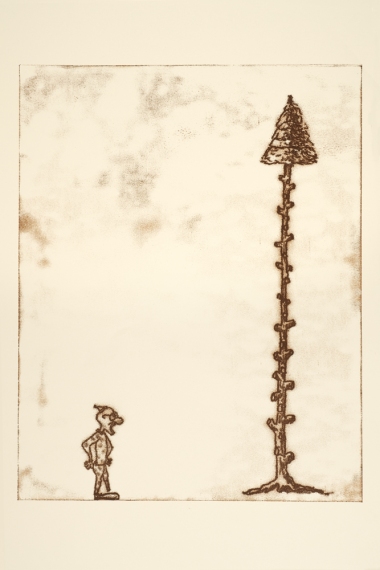 Image from The Trace Prints Project Jane Deering Gallery Dane Goodman + Keith Puccinelli Trace print