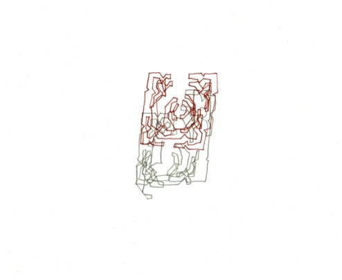 labyrinth: garden: 1 Jane Deering Gallery Linda Ekstrom ink and graphite pencil on paper