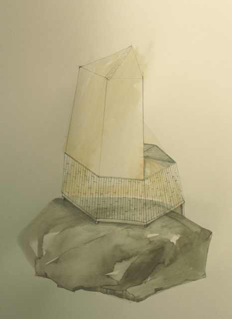 Boulder, Pavilion Jane Deering Gallery Emily Speed Watercolor, pencil, crayon on paper
