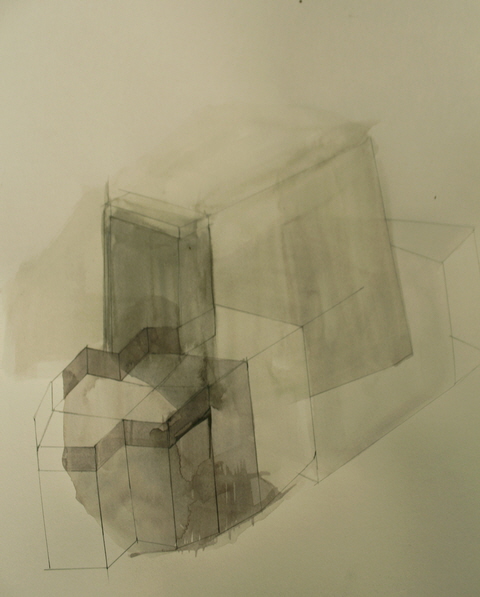 Boulder, Granite Quarry Jane Deering Gallery Emily Speed Watercolor, pencil, crayon on paper