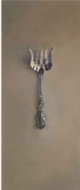 Silver Fork #20 . The Wise One Jane Deering Gallery Leslie Lewis Sigler Oil on board