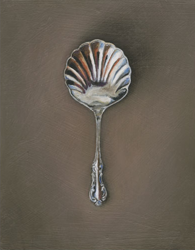 Silver Spoon #15 . The Venus Jane Deering Gallery Leslie Lewis Sigler Oil on board