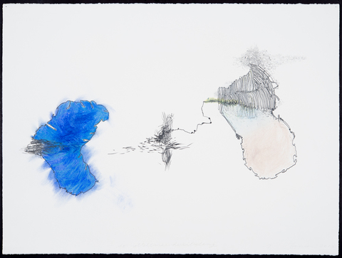 Untitled . from the series 'Do not tell me where I am going' Jane Deering Gallery Exhibition: The Land Has Many Parts . selected images Mixed media on paper