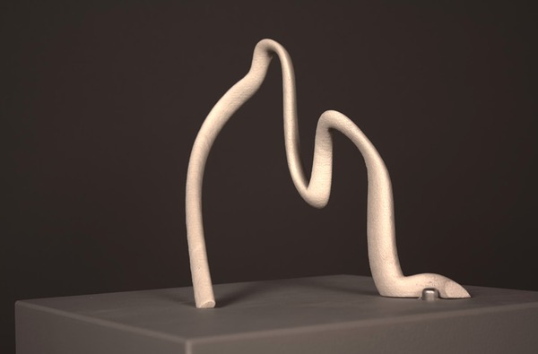 Monument 5 Jane Deering Gallery Exhibition: The Land Has Many Parts . selected images Powder-based 3D print, acrylic paint