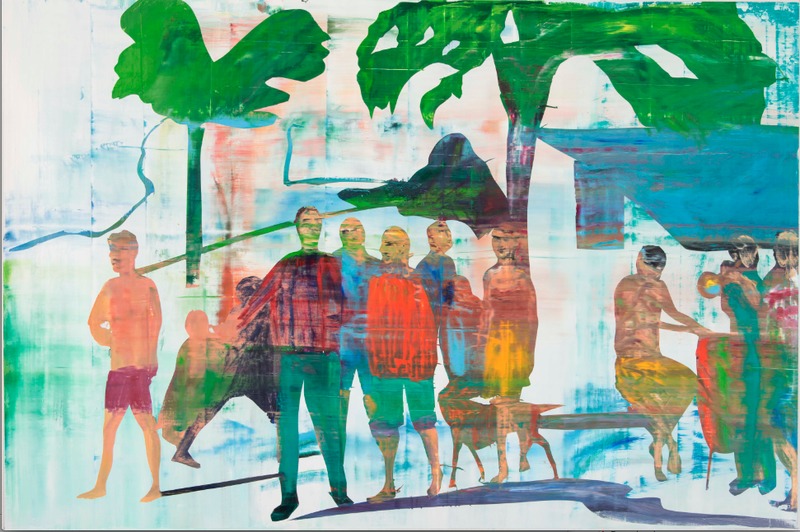 Study 1.2 for 'Pacific' Jane Deering Gallery Chris Baker Oil on canvas