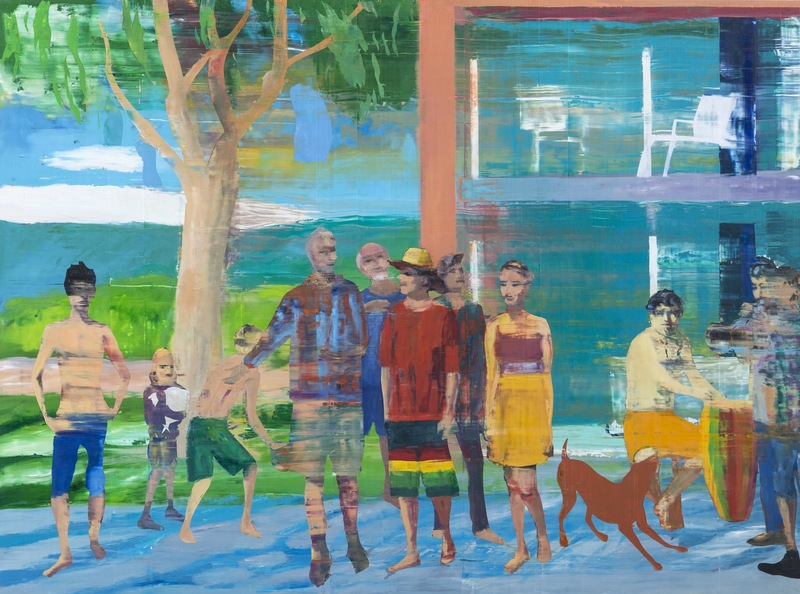 Reunion 1.2 Jane Deering Gallery Chris Baker Oil on canvas