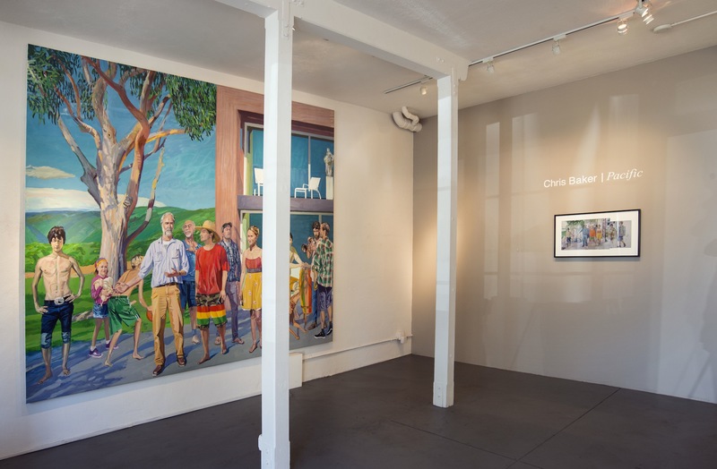 Installation shot of exhibition CHRIS BAKER | Pacific Jane Deering Gallery Chris Baker